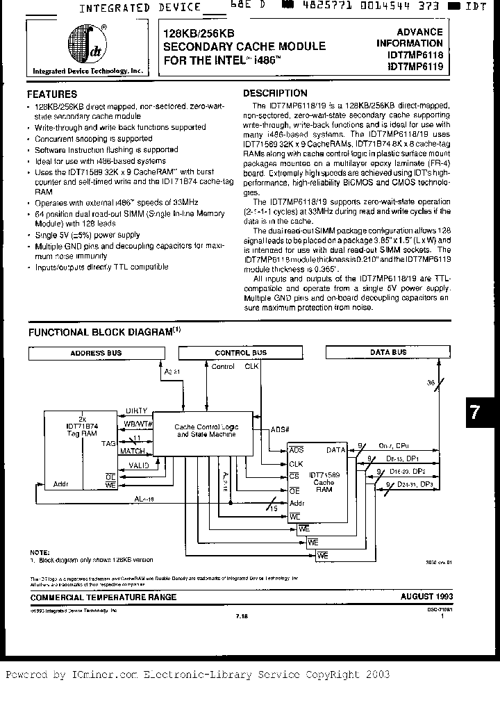 IDT7MP6119S33M_1076260.PDF Datasheet
