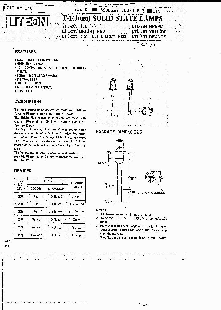 LTL299_1070336.PDF Datasheet