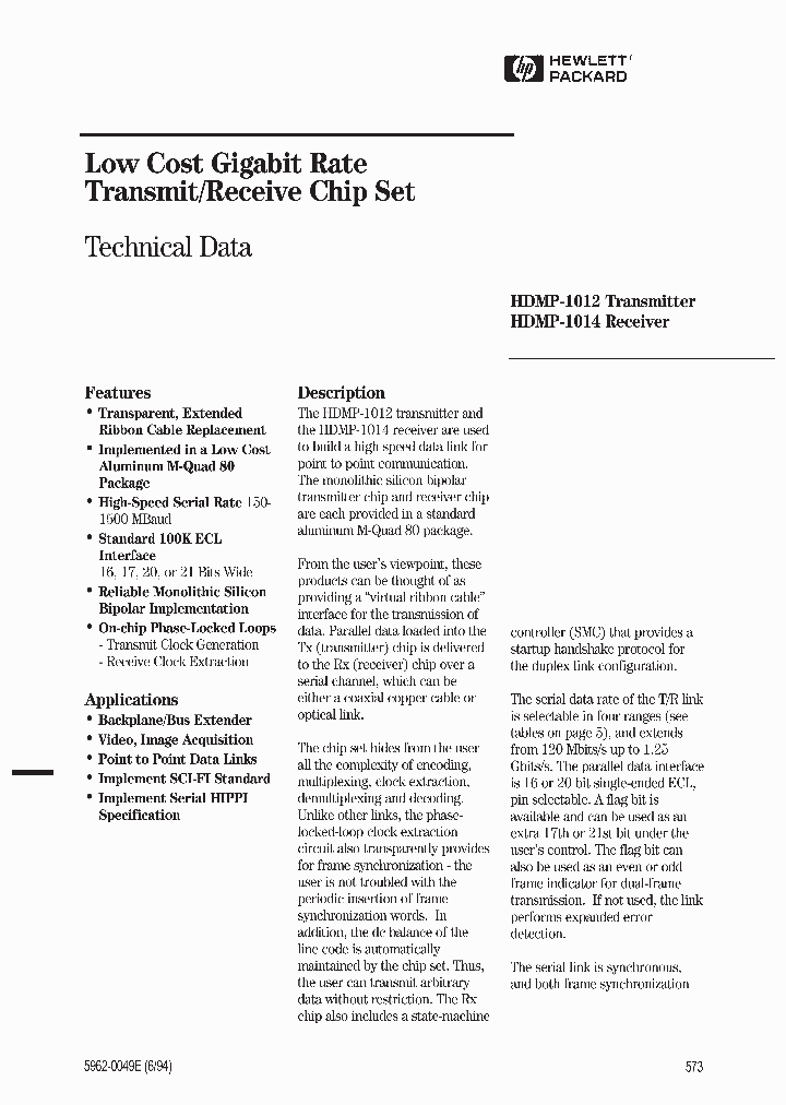 HDMP-1014_1076145.PDF Datasheet