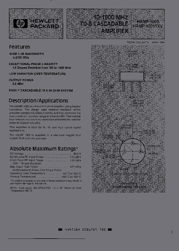 HAMP-1003_1076140.PDF Datasheet