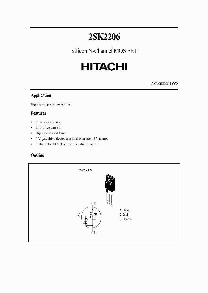 2SK2206_1069906.PDF Datasheet