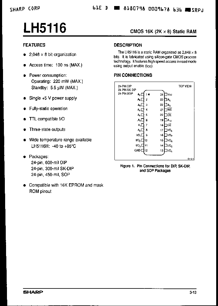 LH5116NA-10_1079495.PDF Datasheet