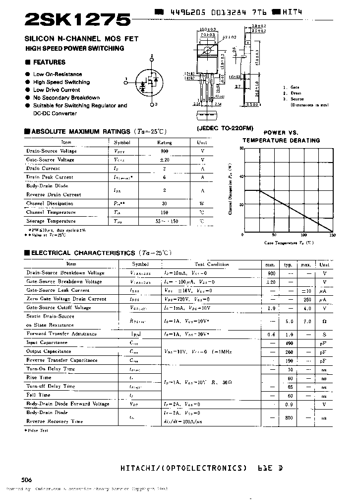 2SK1275_1080842.PDF Datasheet