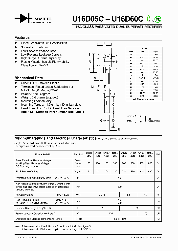 U16D50C_1087190.PDF Datasheet