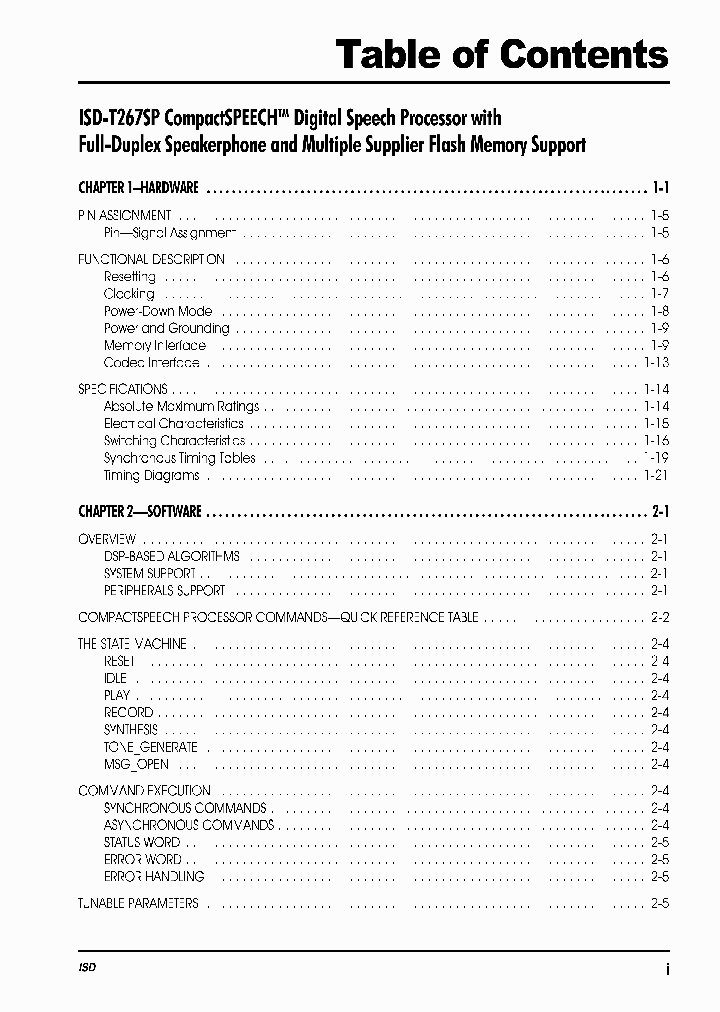ISD-T267SP_1087463.PDF Datasheet