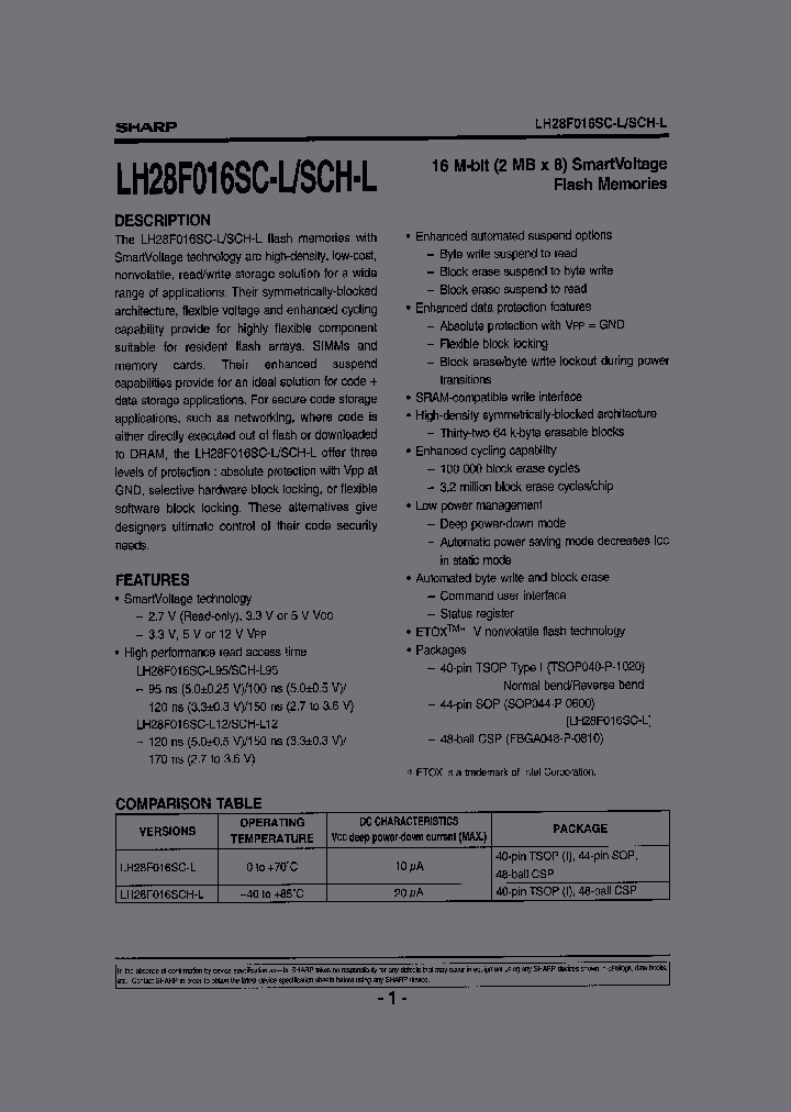 LH28F016SCHT-L95_1089677.PDF Datasheet
