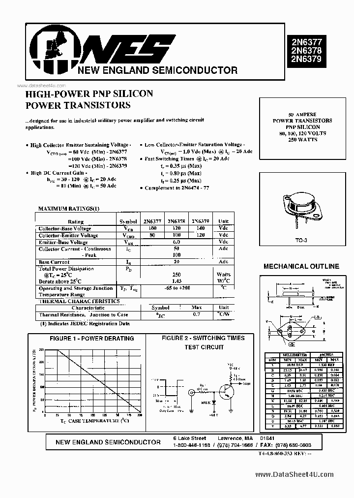 2N6378_1660632.PDF Datasheet
