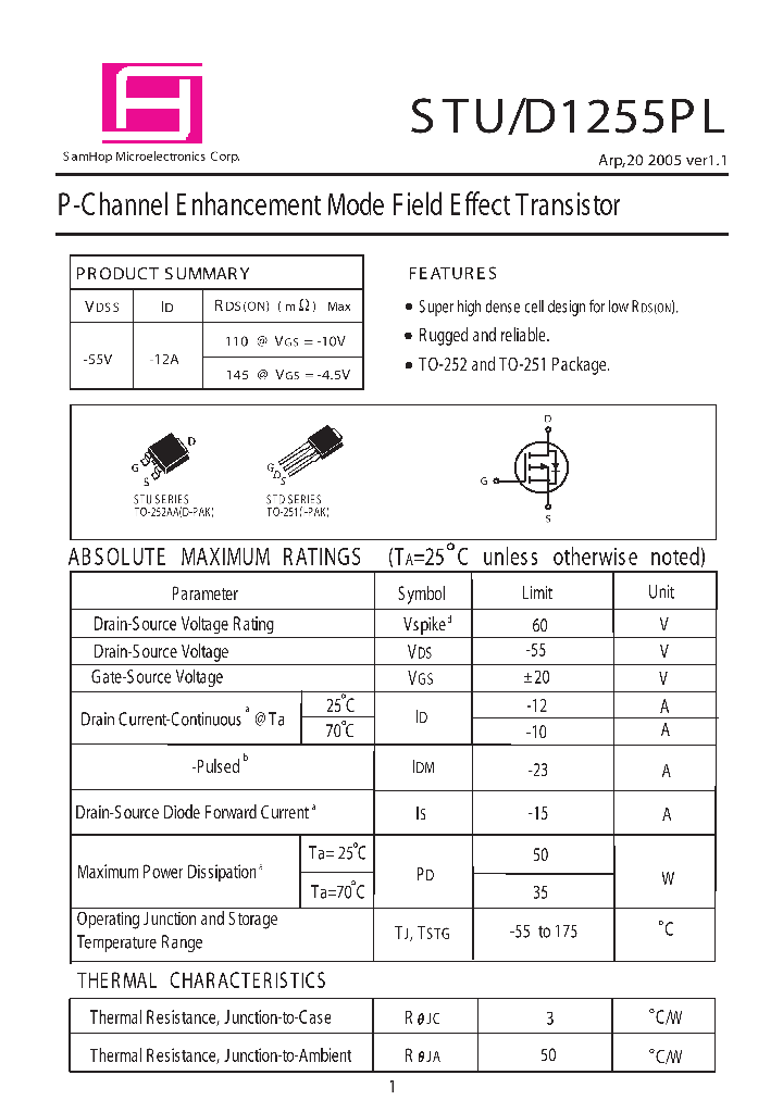 STU1255PL_1660861.PDF Datasheet