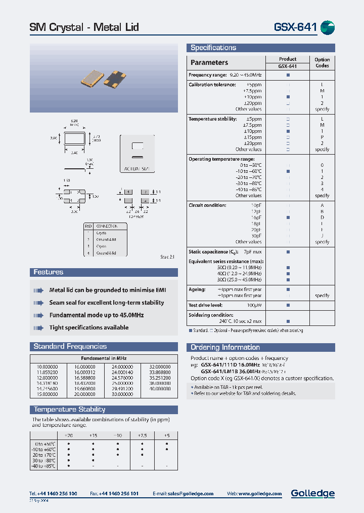 GSX-641_1088079.PDF Datasheet