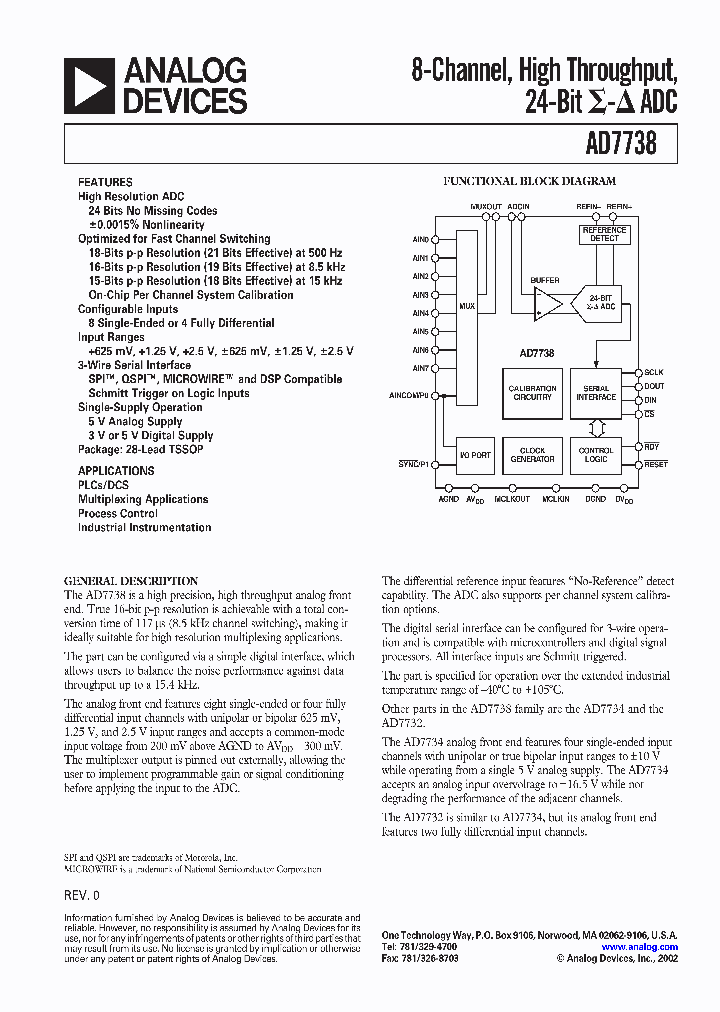 AD7738_1090790.PDF Datasheet