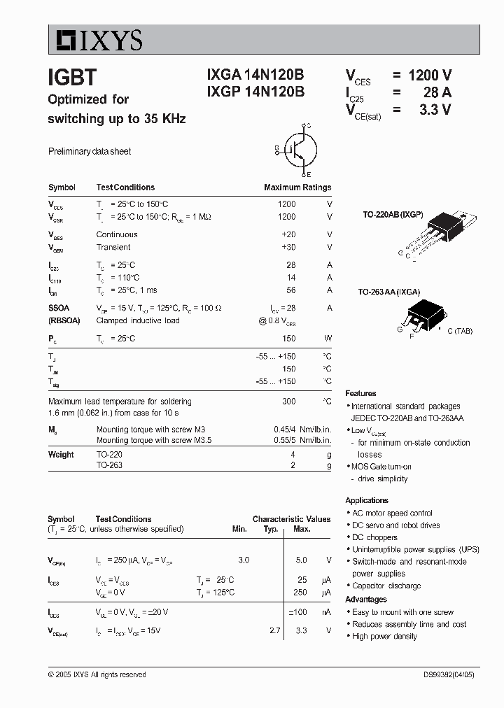 IXGA14N120B_1662830.PDF Datasheet
