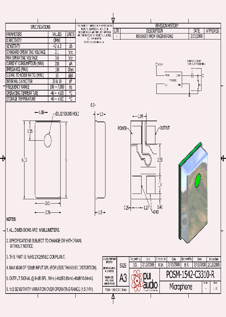 POSM-1542-C3310-R_1663316.PDF Datasheet