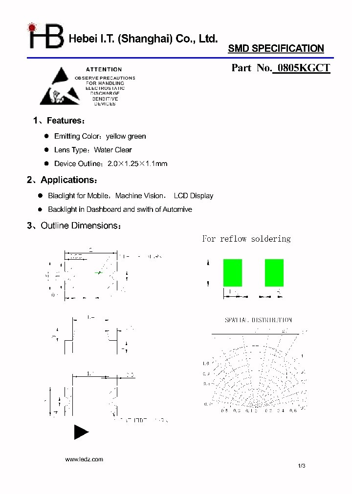 0805KGCT_1663351.PDF Datasheet