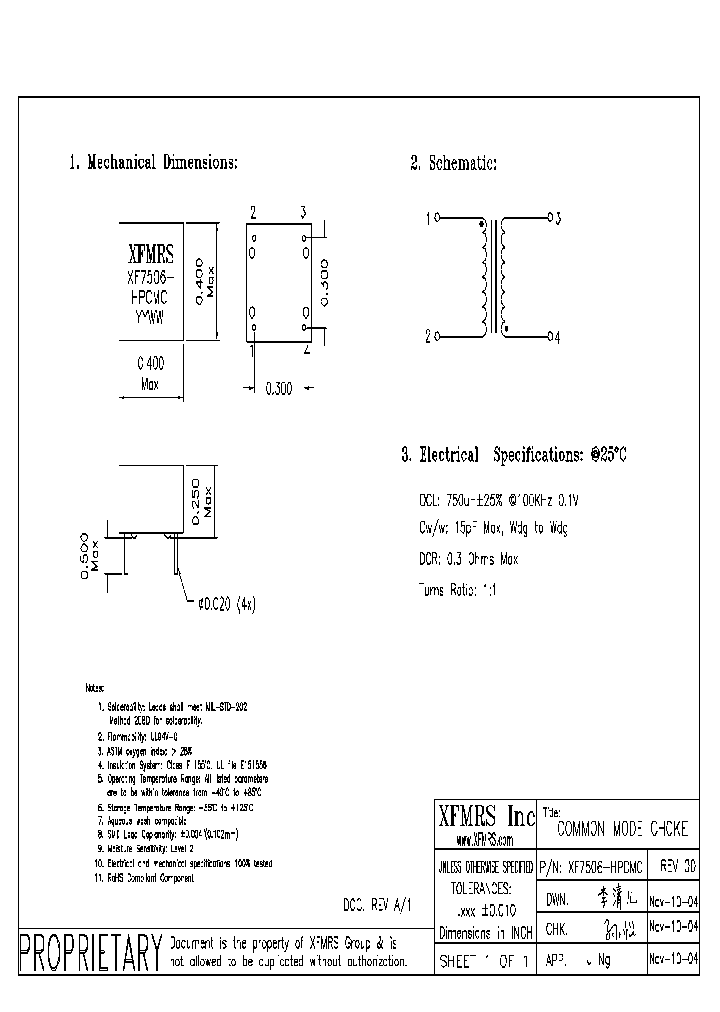 XF7506-HPCMC_1663510.PDF Datasheet