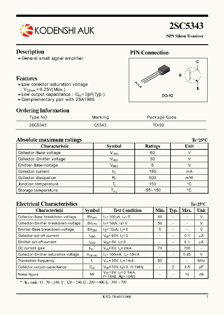 2SC5343_1664406.PDF Datasheet