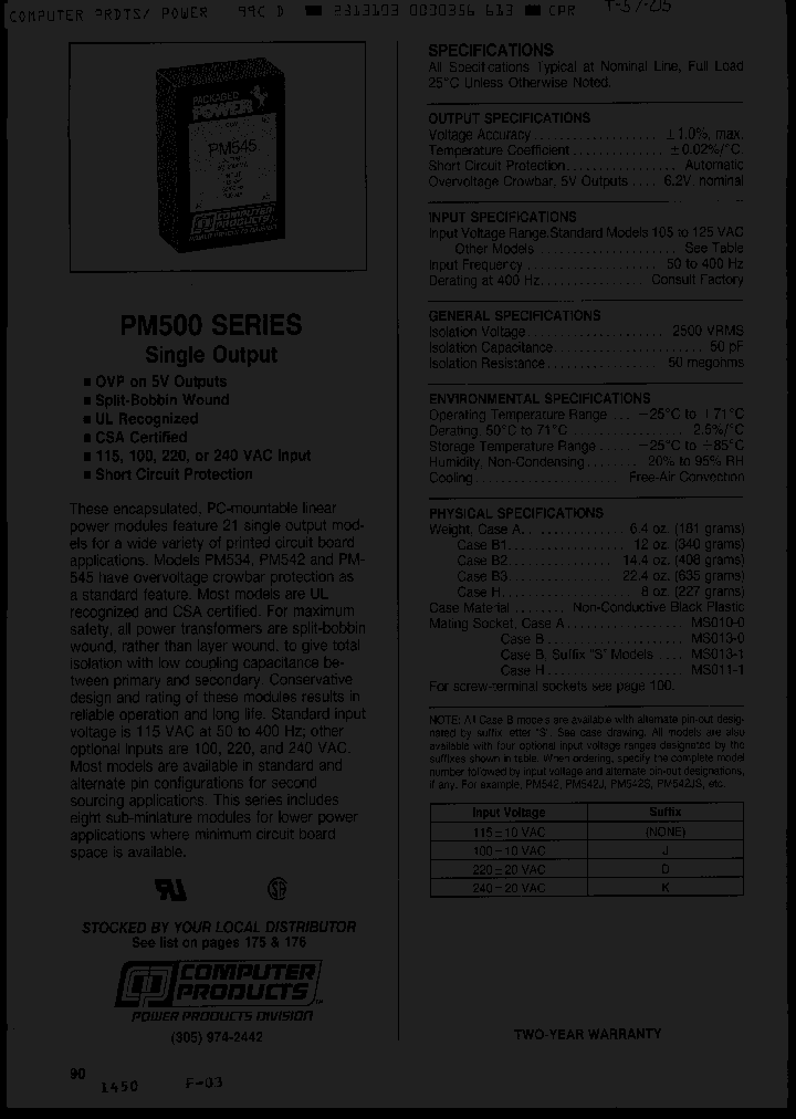 PM574_1090758.PDF Datasheet