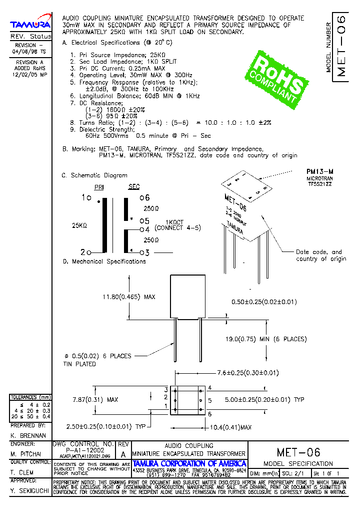 MET-06_1090101.PDF Datasheet
