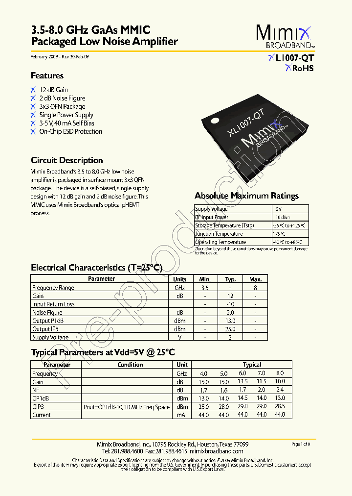 XL1007-QT09_1666358.PDF Datasheet