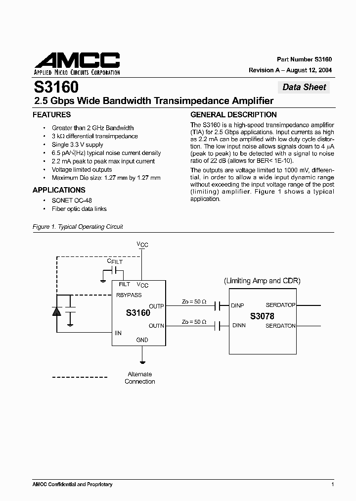 CS3160_1092132.PDF Datasheet