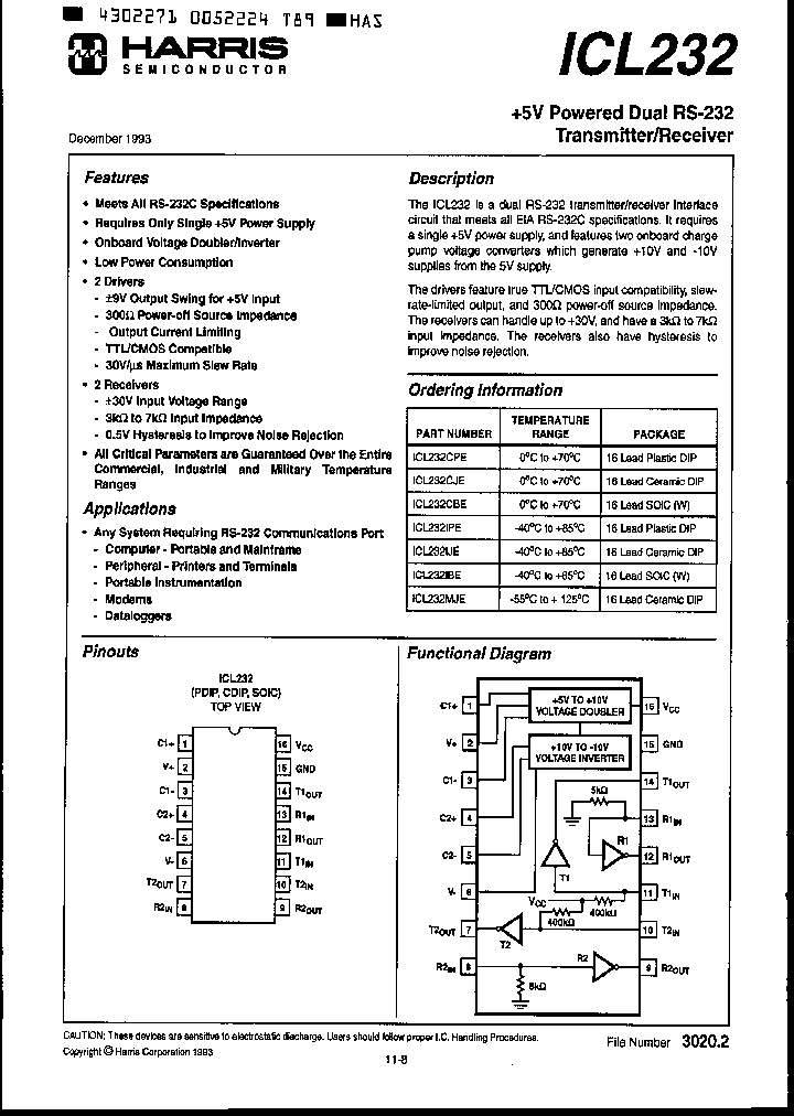 ICL232IBET_1097676.PDF Datasheet