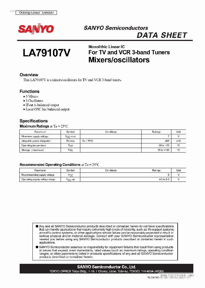 LA79107V_1659721.PDF Datasheet