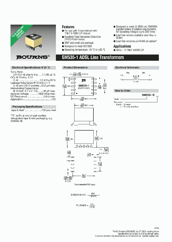 SM535-1EL_1096127.PDF Datasheet