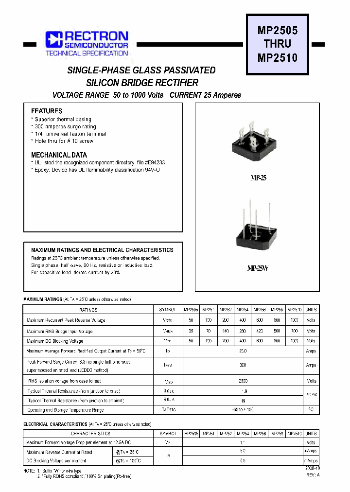 MP2510W_1098227.PDF Datasheet