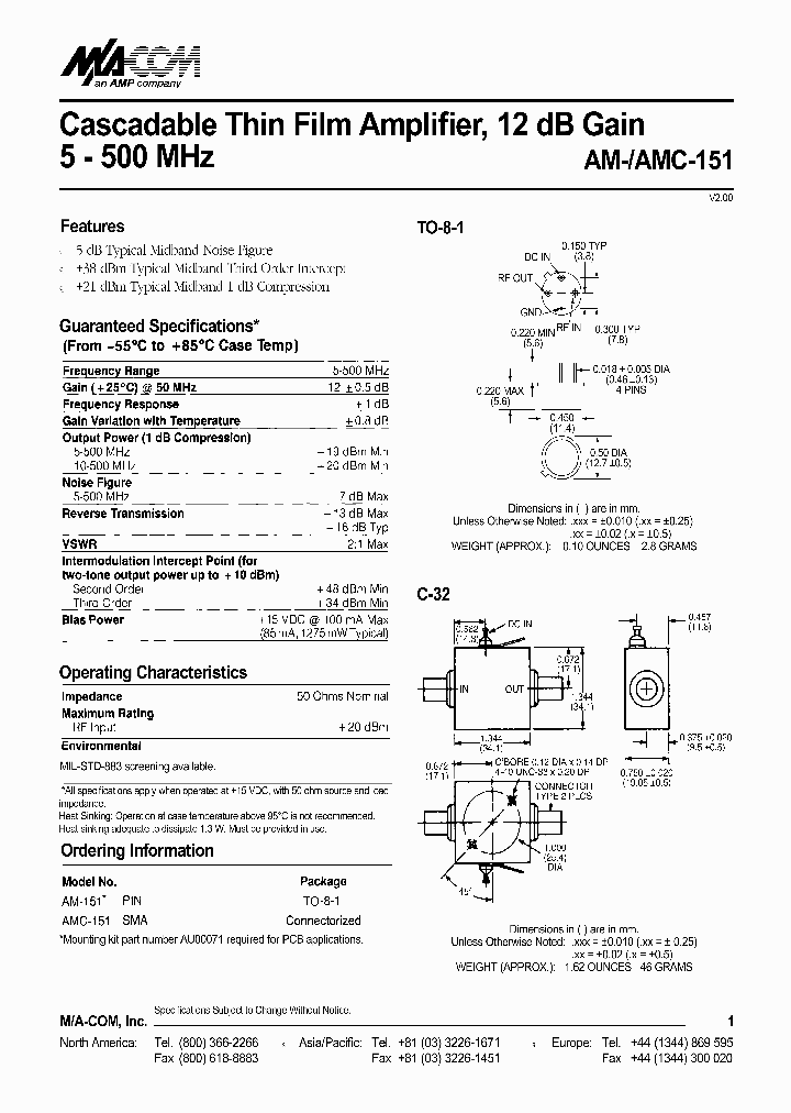 AM-151_1098090.PDF Datasheet