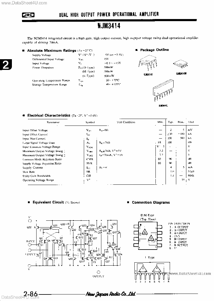 NJM3414_1660670.PDF Datasheet