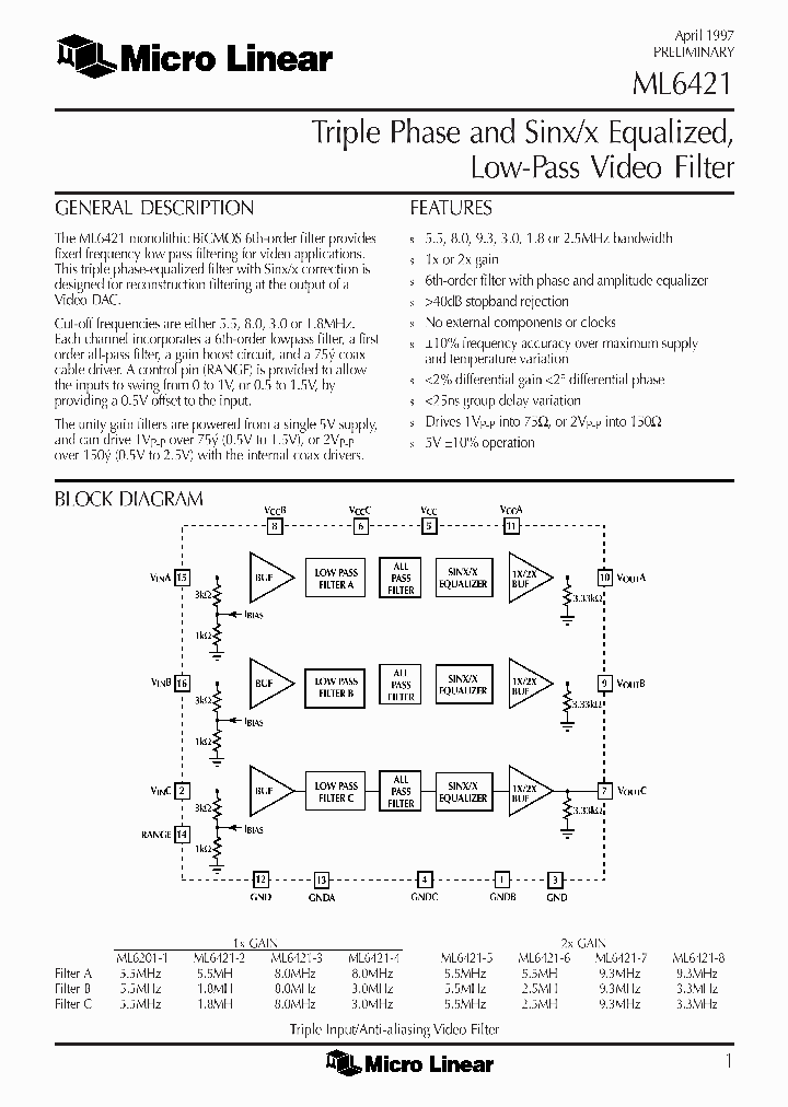 ML6421_1101011.PDF Datasheet
