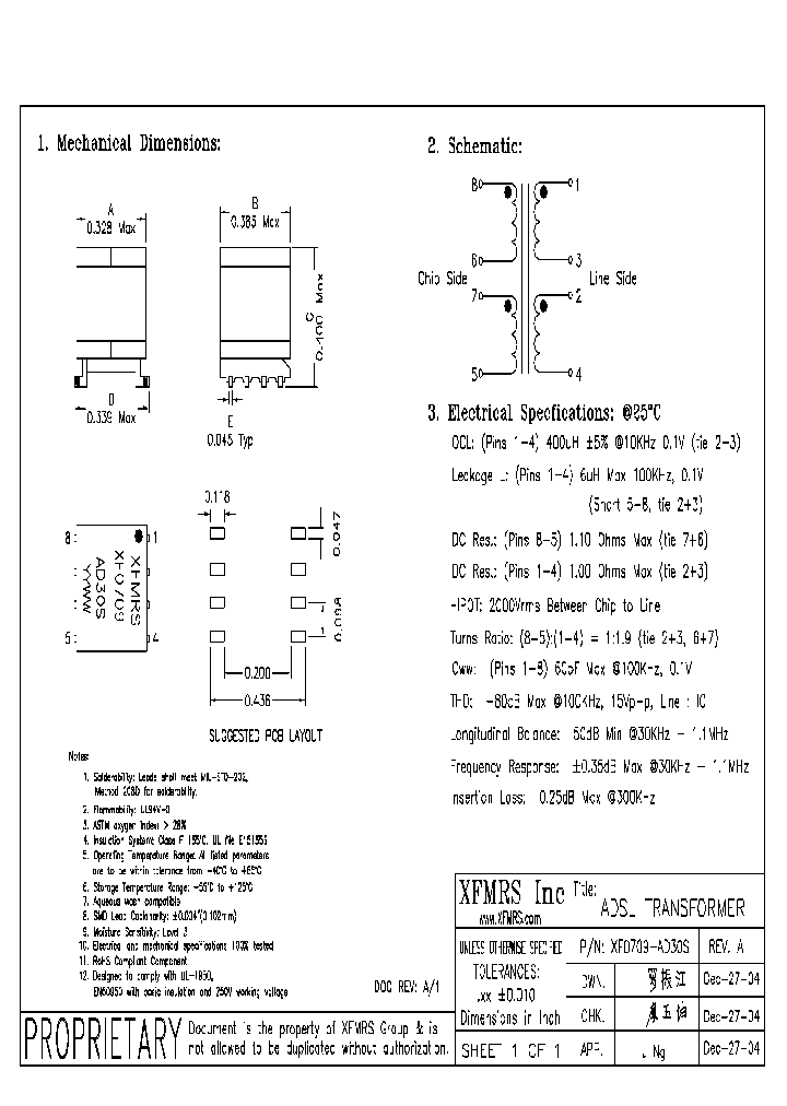 XF0709-AD30S_1672778.PDF Datasheet