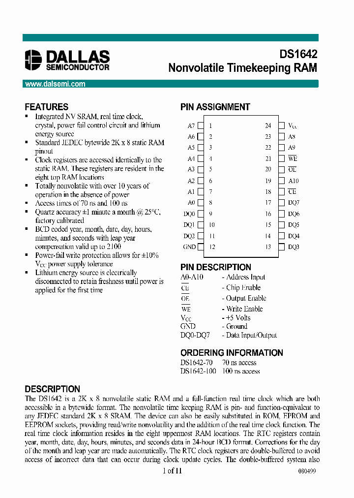 DS1642-70_1672831.PDF Datasheet