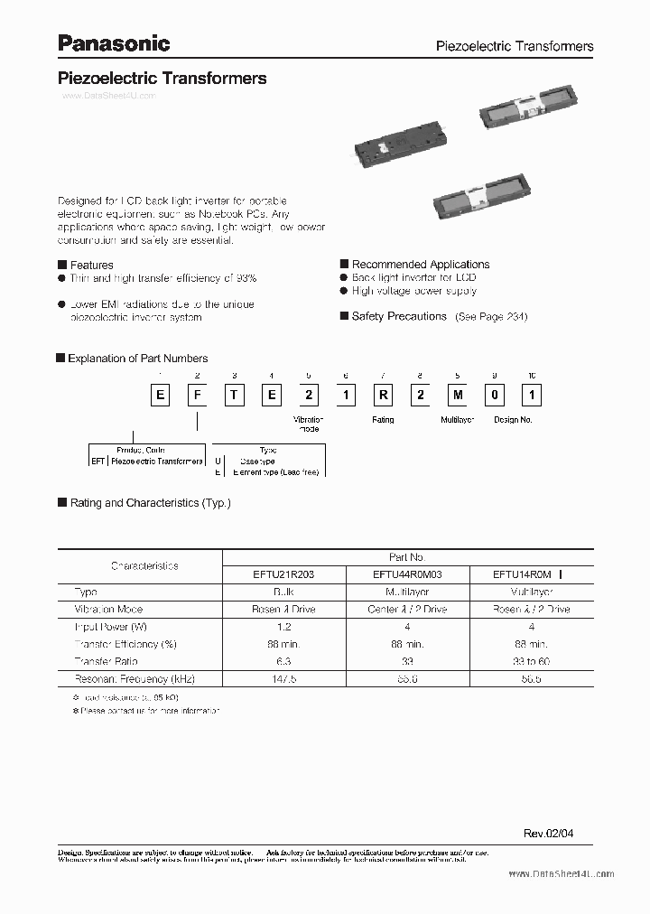 EFTU21R203_1666715.PDF Datasheet