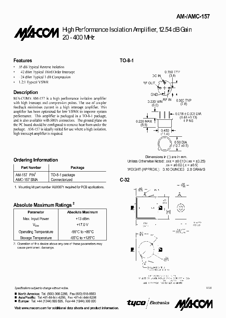 AM-157_1098093.PDF Datasheet