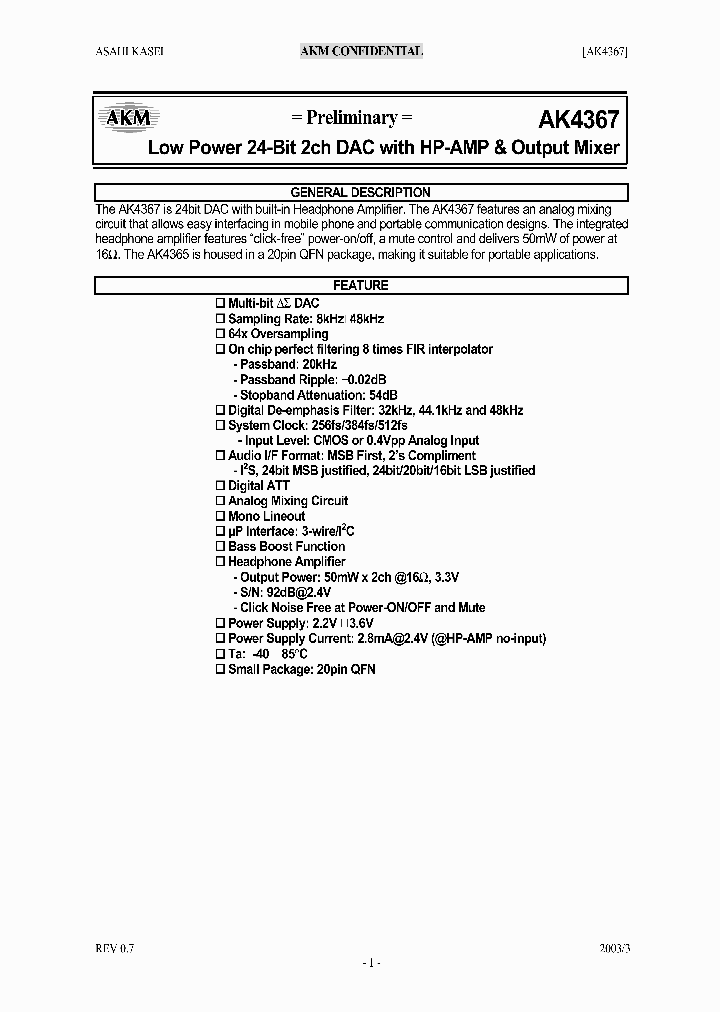 AK4367_1674431.PDF Datasheet