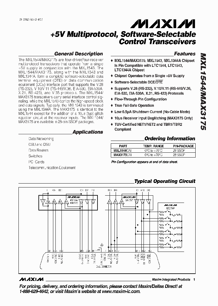 MAX3175_1115084.PDF Datasheet
