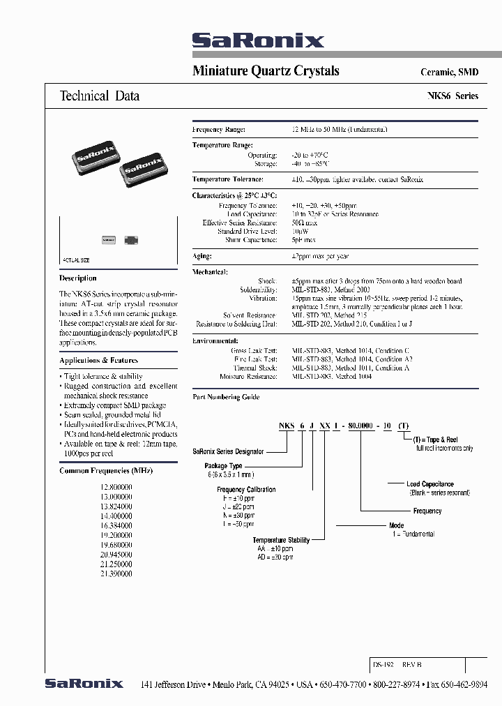 NKS6_1113652.PDF Datasheet