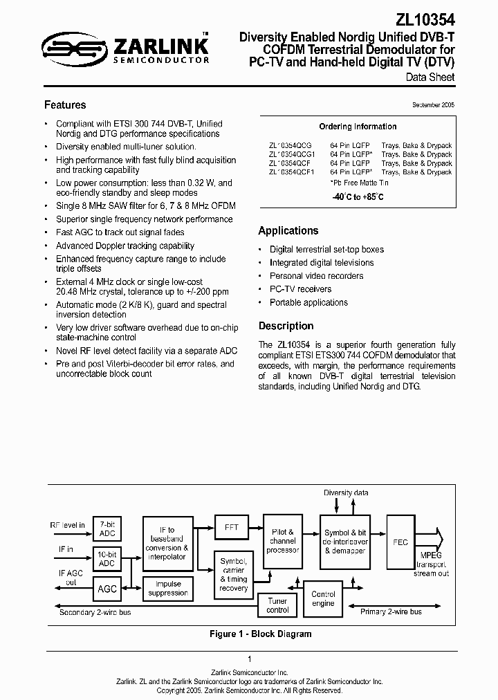 ZL10354QCG_1114952.PDF Datasheet