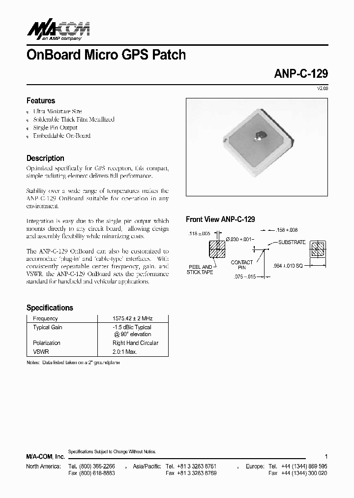 ANP-C-129_1115588.PDF Datasheet