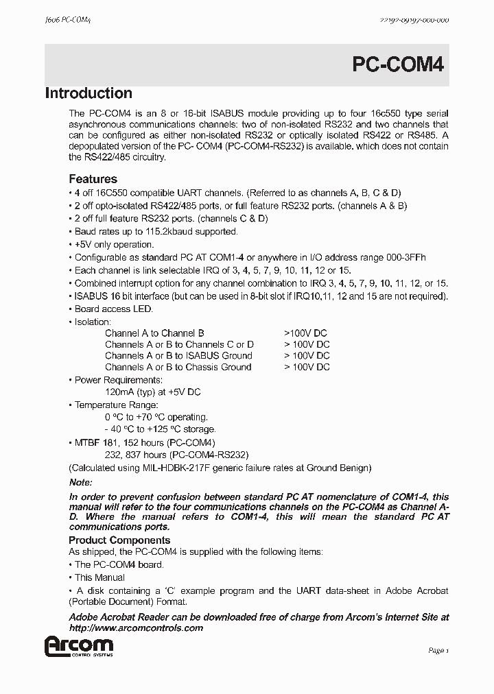 PC-COM4_1116522.PDF Datasheet