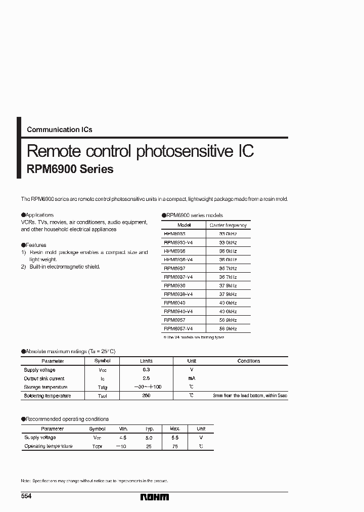 RPM6900_1117240.PDF Datasheet