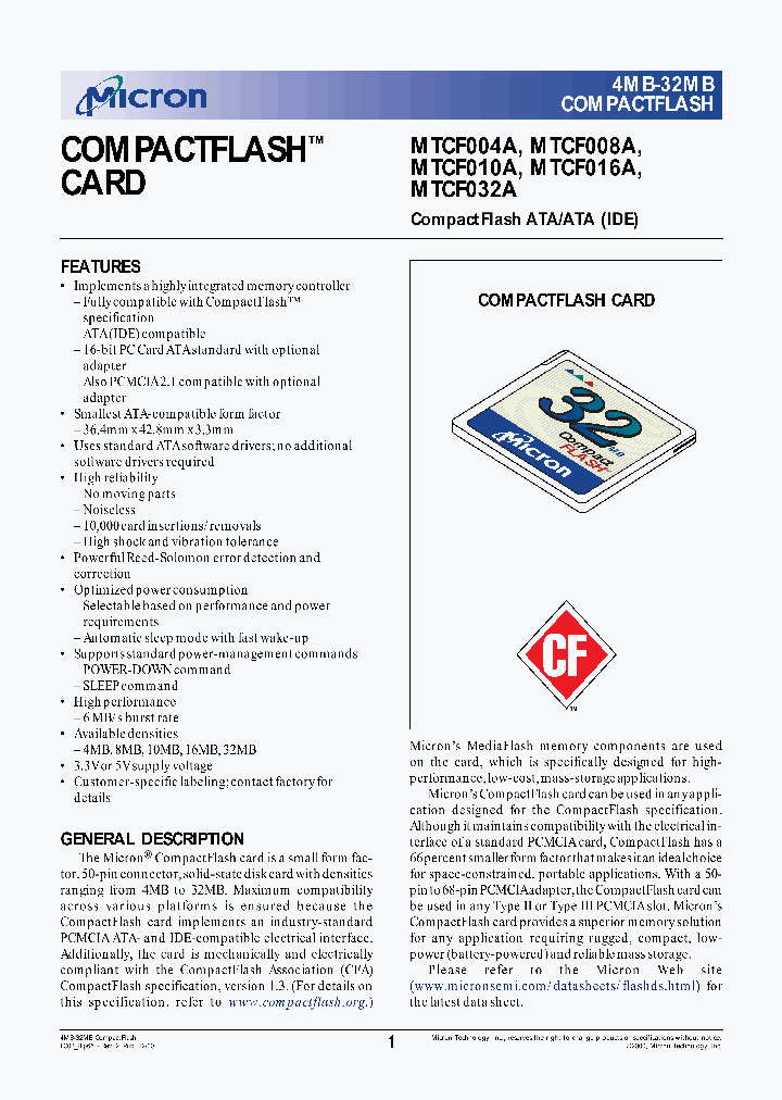 MTCF032A_1117405.PDF Datasheet