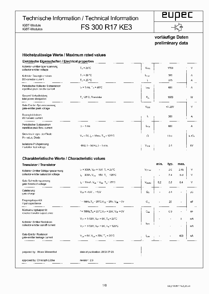 DBFS300R17KE320_1094875.PDF Datasheet
