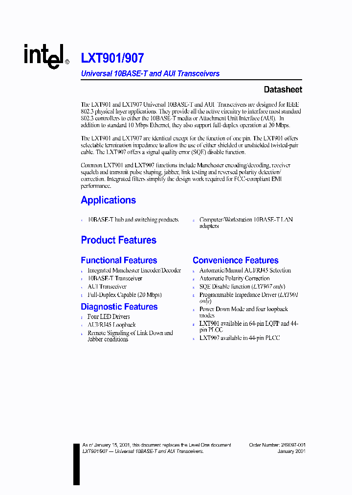 LXT901LC_1112938.PDF Datasheet