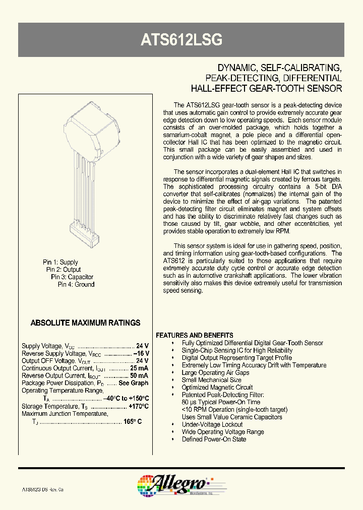 ATS612LSG_1116733.PDF Datasheet