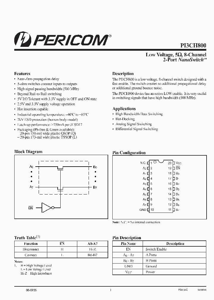 PI3CH800_1112821.PDF Datasheet