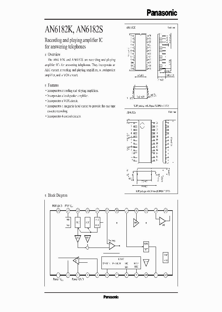 AN6182KAN6182SAN6182K_1117912.PDF Datasheet