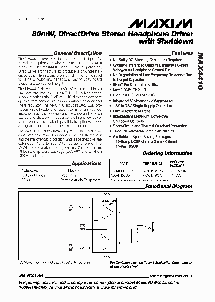 MAX4410_1108349.PDF Datasheet