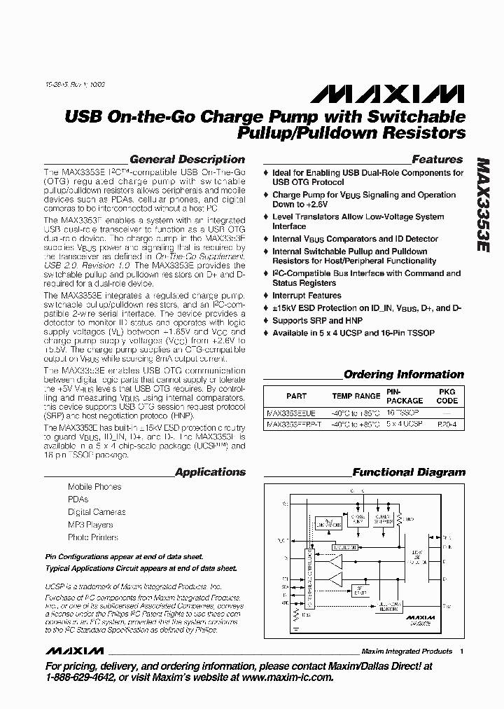 MAX3353EEUE_1119281.PDF Datasheet