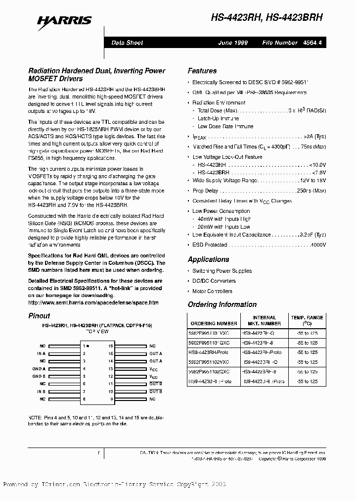 HS9-4423BRH8_1123457.PDF Datasheet